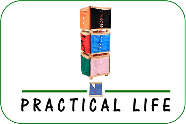Practical Life Montessori materials